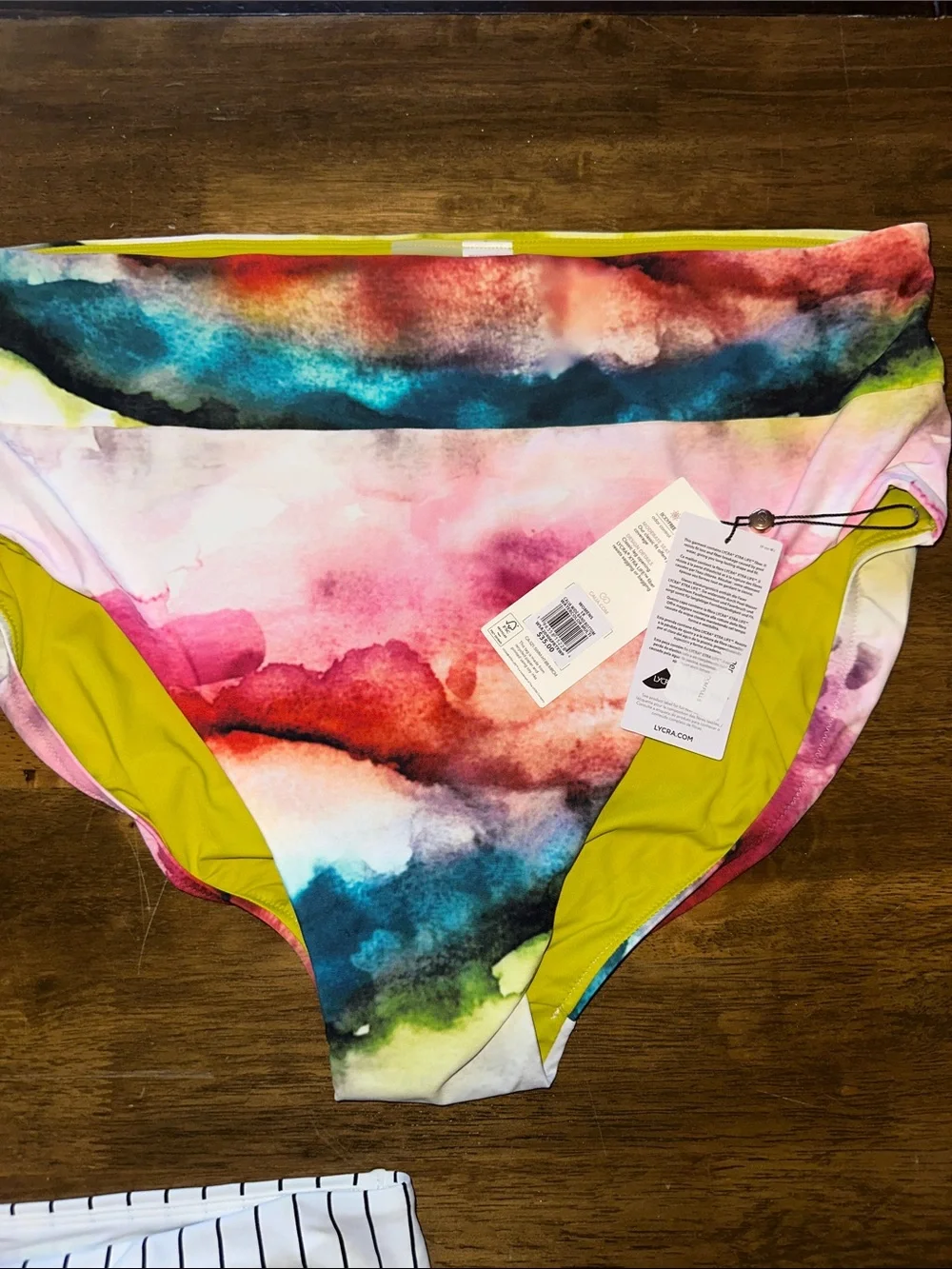 CALIA Swim Bottoms Lot of 3 Women's Size 1X NWT Bikini Briefs BUN1 - Picture 7 of 7